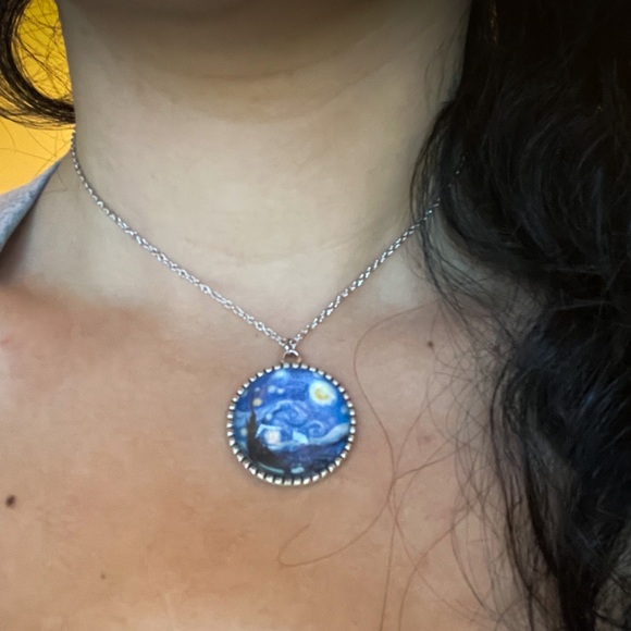 Starry Night Pendant Necklace - Picture 1 of 7